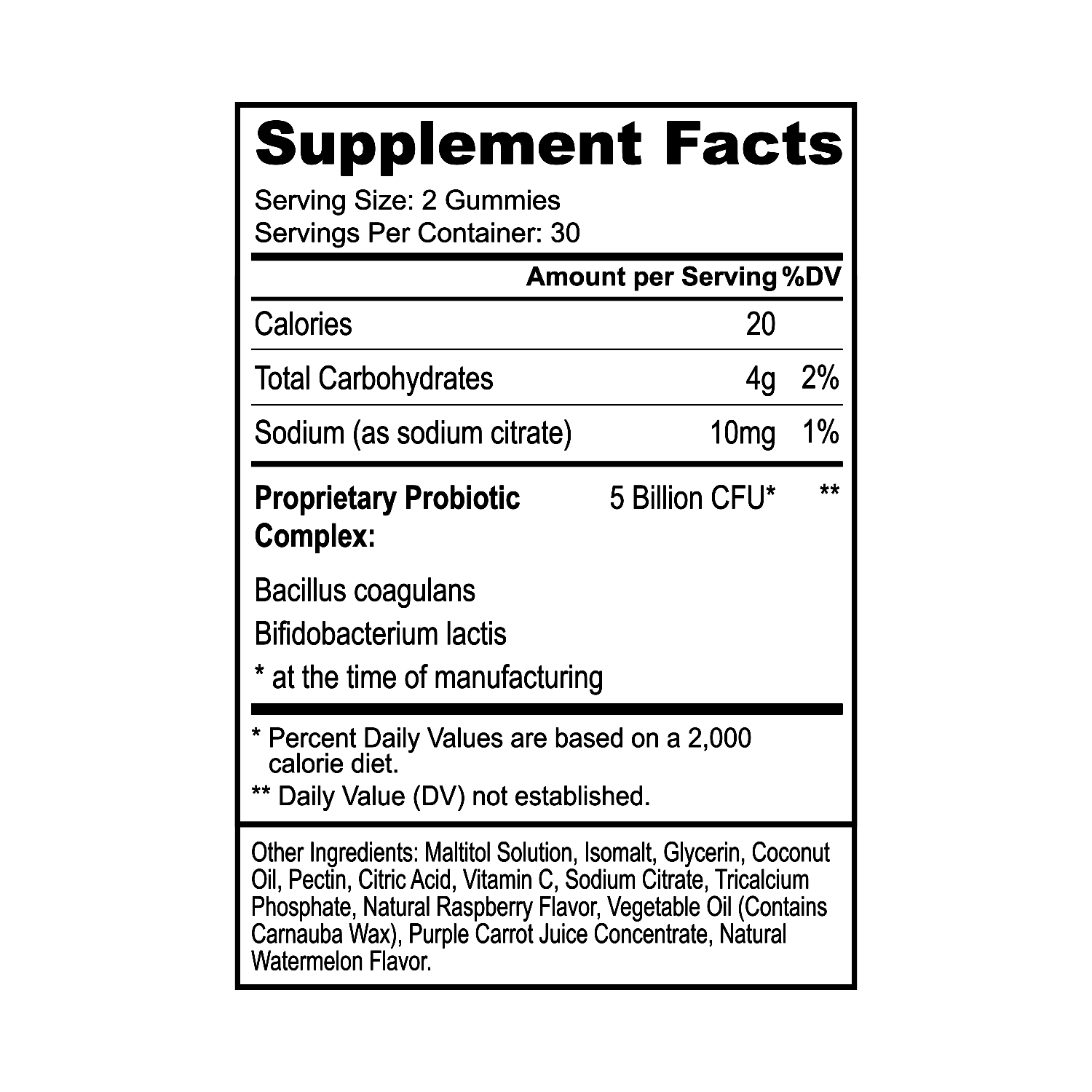 Elevate Health & Wellness - Probiotic Gummies