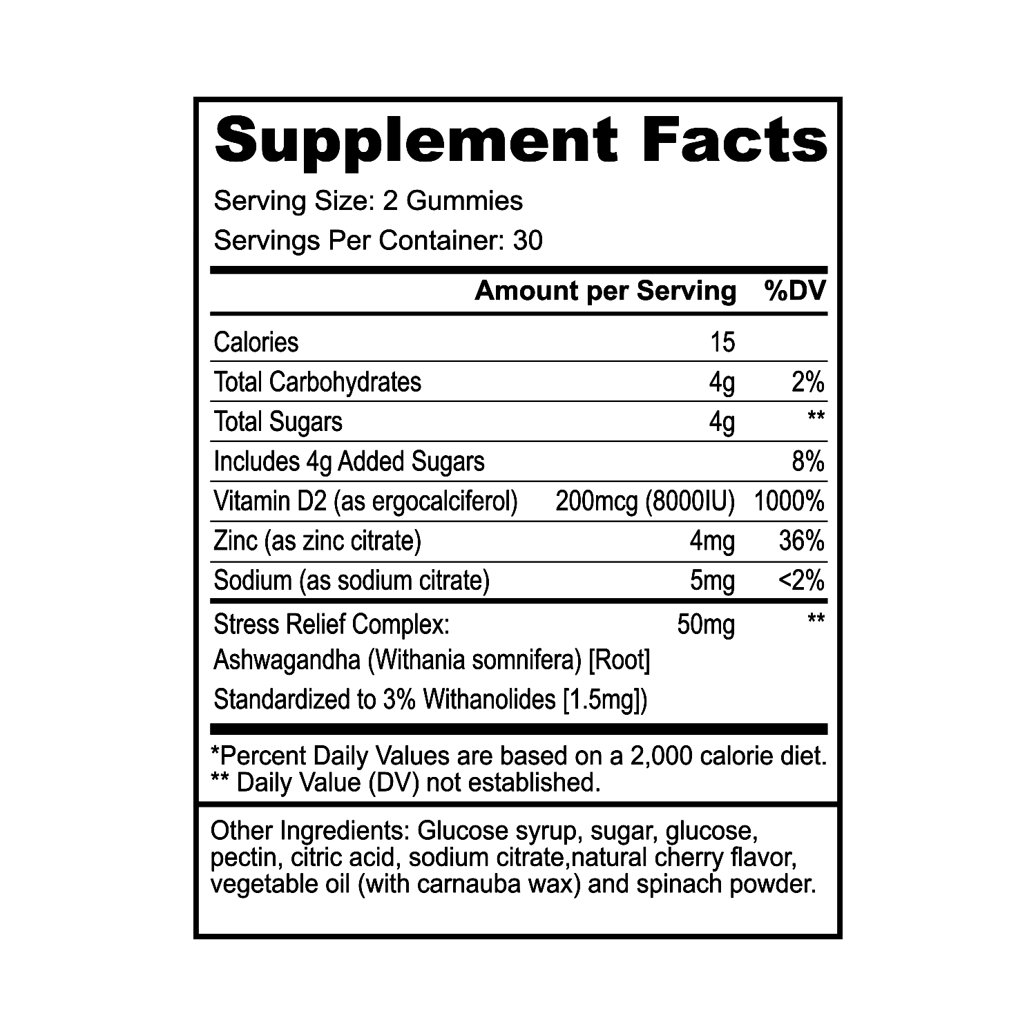 Elevate Health & Wellness - Stress Relief Gummies