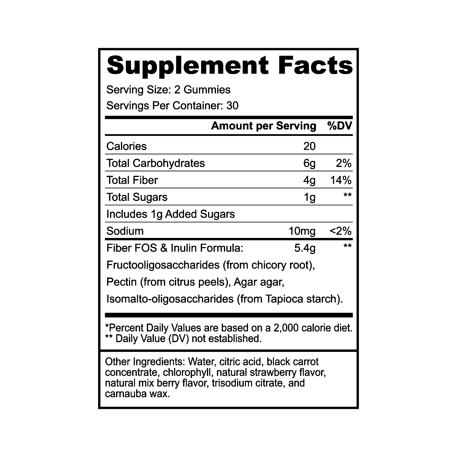 Elevate Health & Wellness - Fiber Formula Gummies