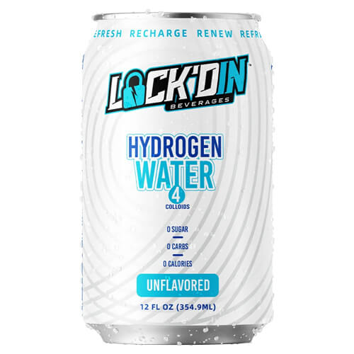 LOCK'DIN Original Hydrogen-Rich Water w/ Quad-C (Case of 12)