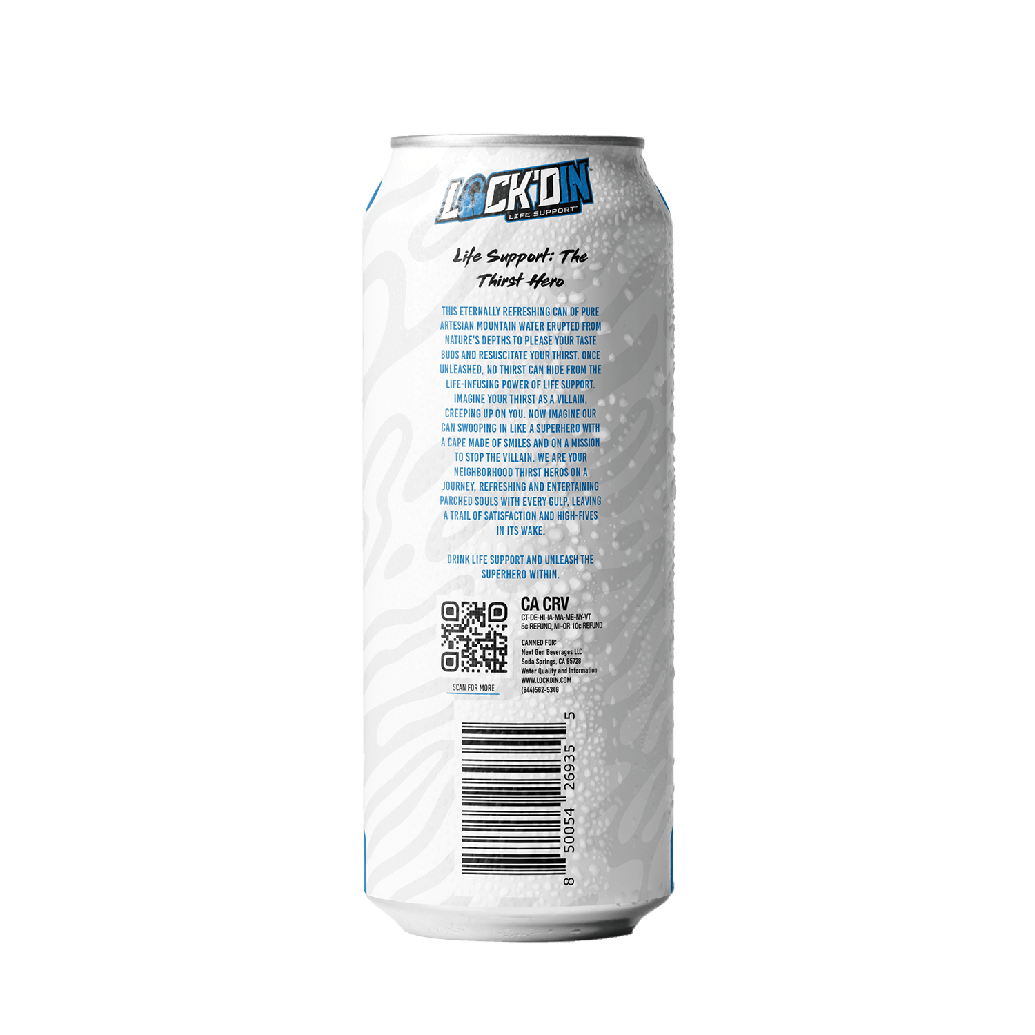 Artesian Water | Natural Mountain Sourced - LOCK'D IN