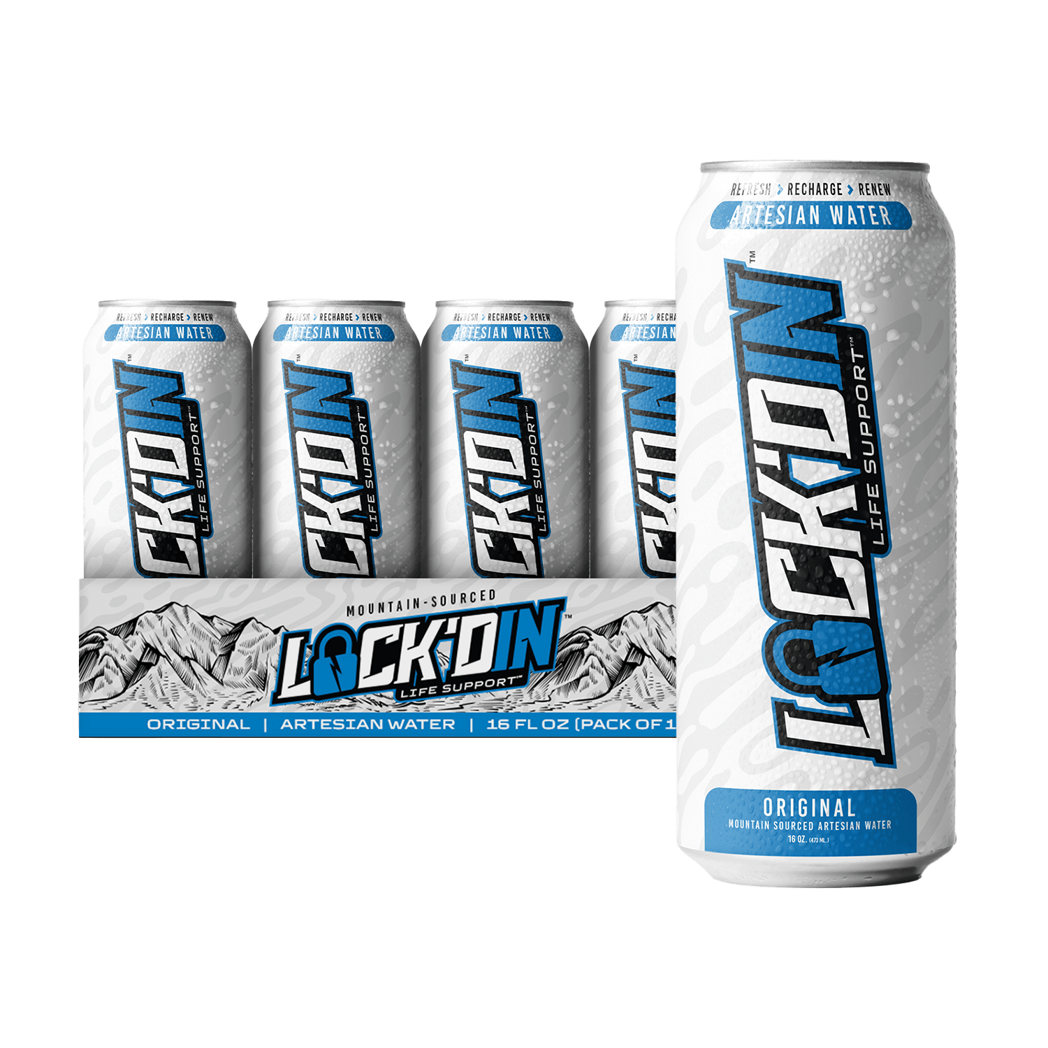 Artesian Water | Natural Mountain Sourced - LOCK'D IN