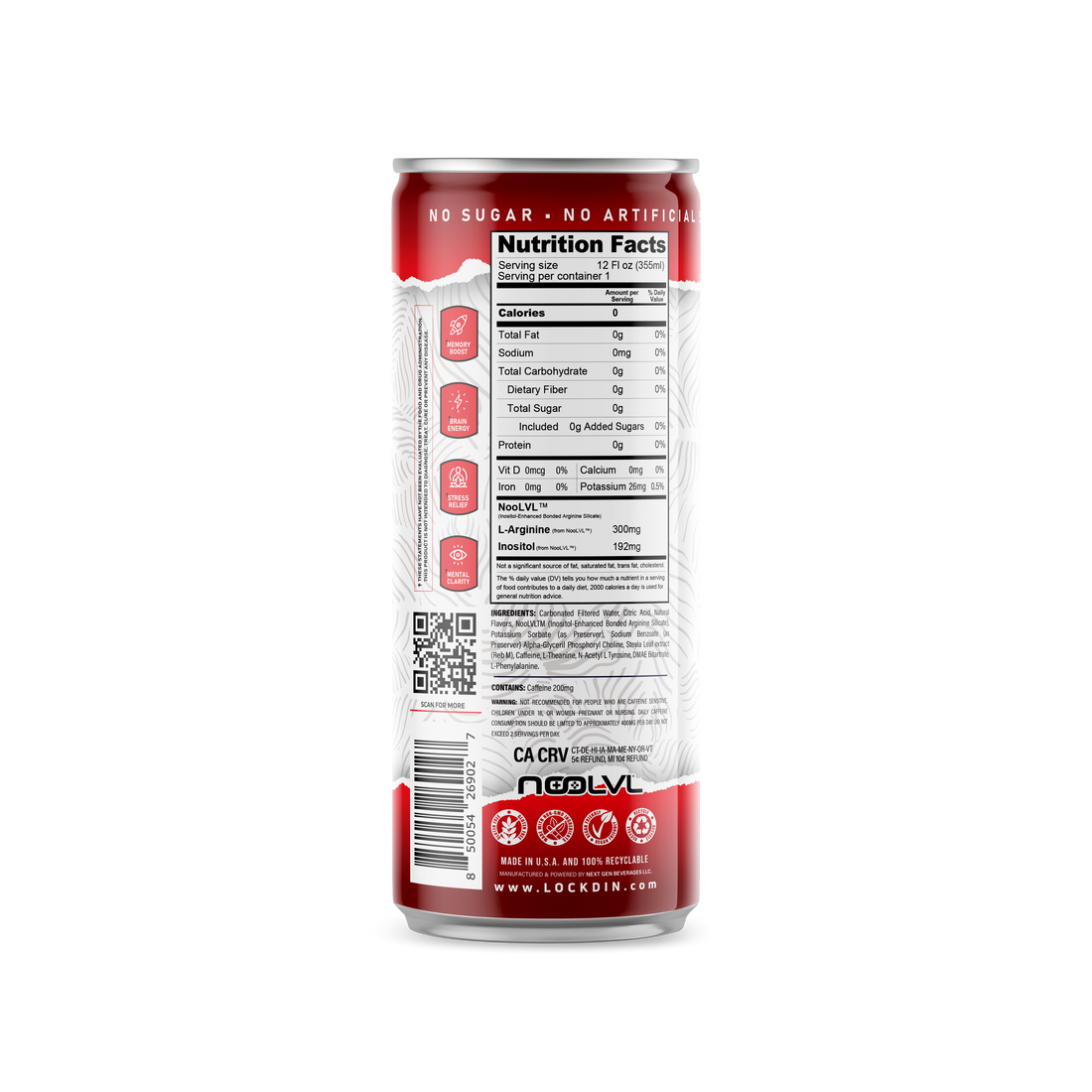 Nootropics Performance Drink Berry Cherry