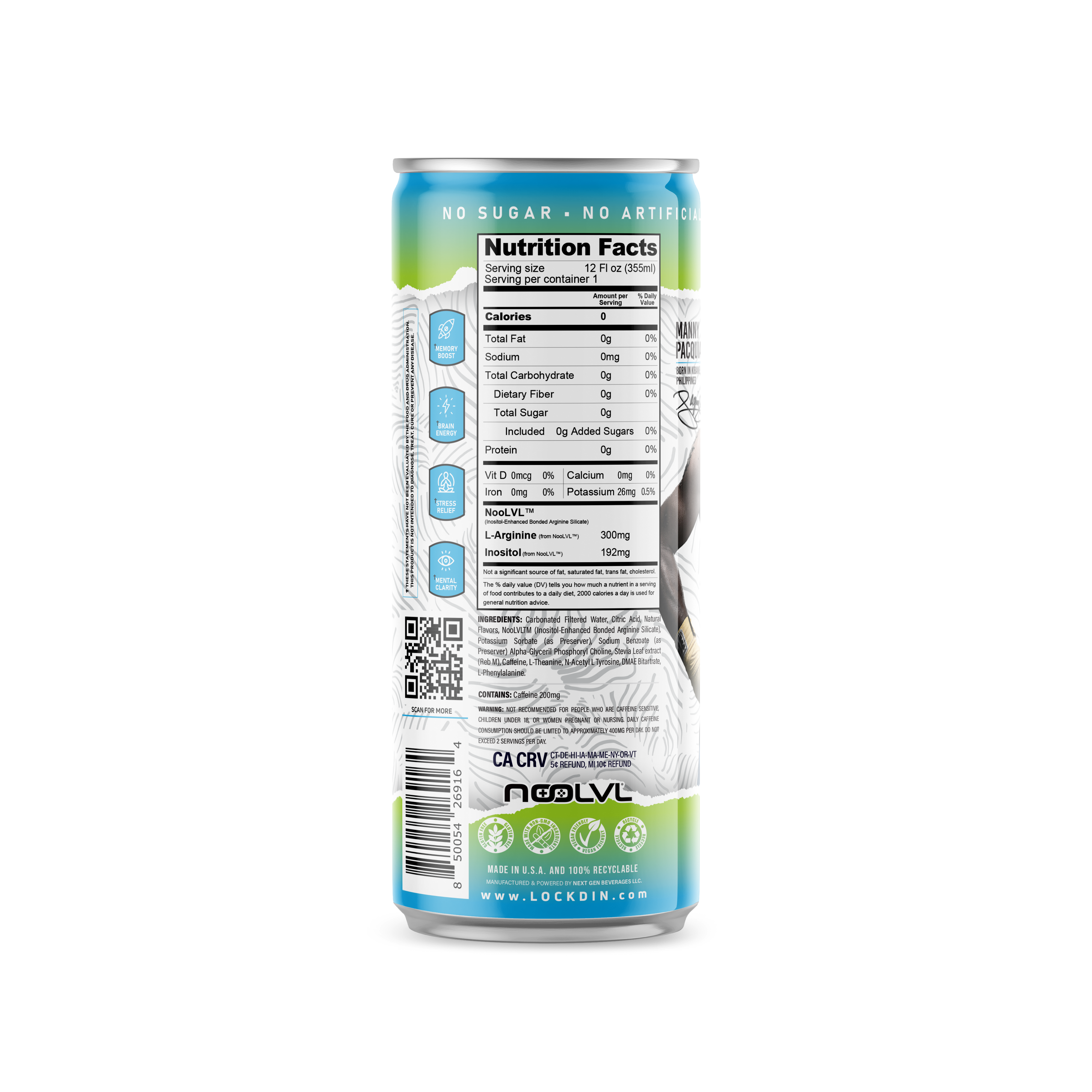 Nootropics Performance Drink Pineapple Coconut