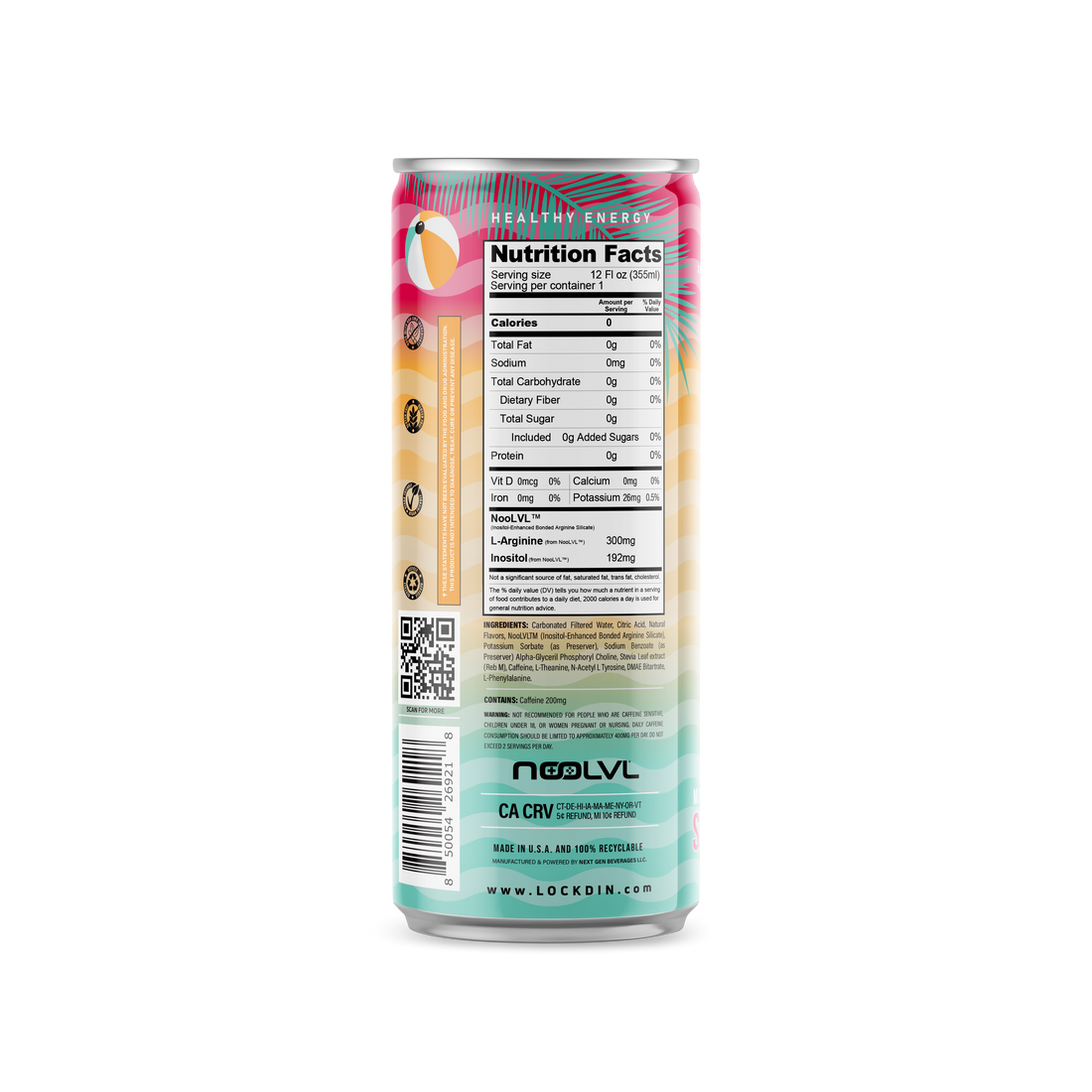 Summer Vibes - Nootropics Performance Drink (Strawberry Watermelon)