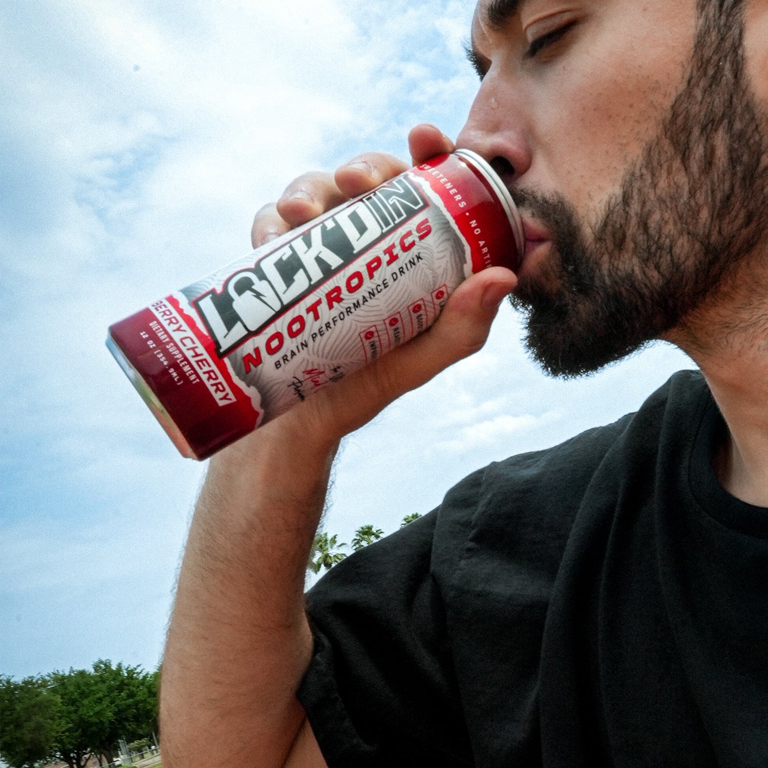 Nootropics Performance Drink Berry Cherry - LOCK'D IN