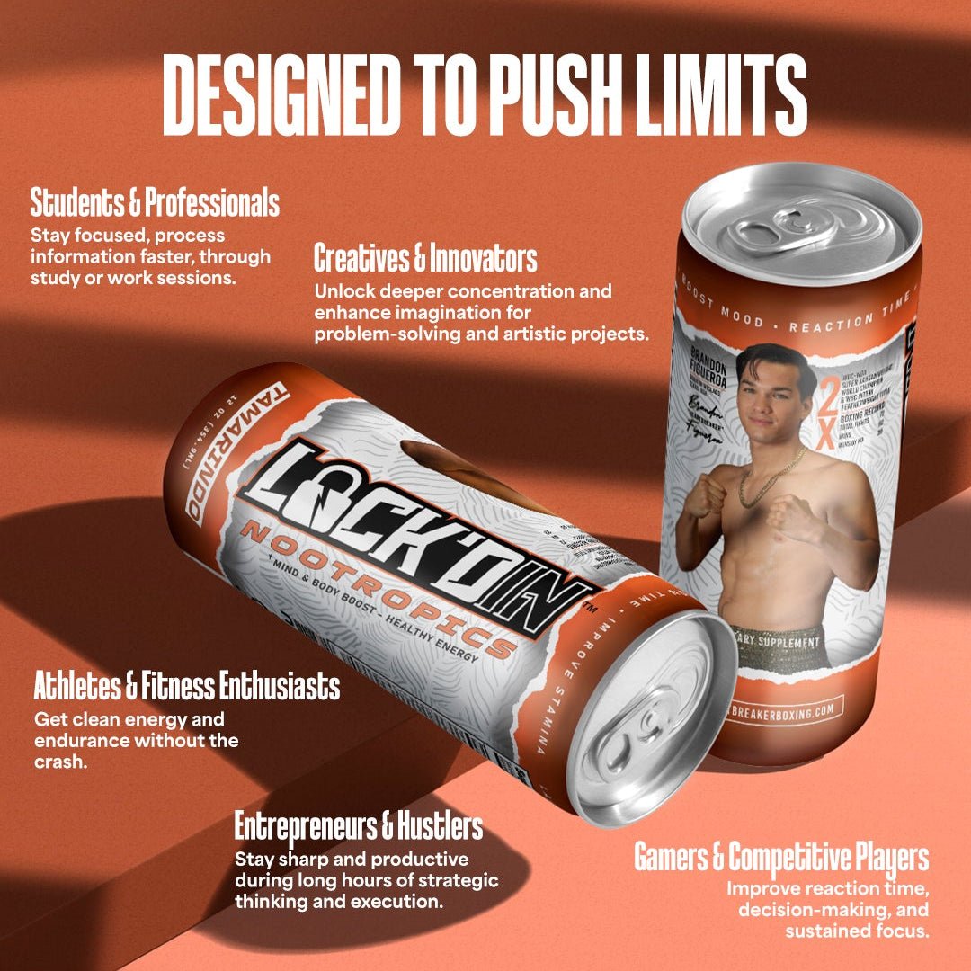 Nootropics Performance Drink Tamarindo - LOCK'D IN