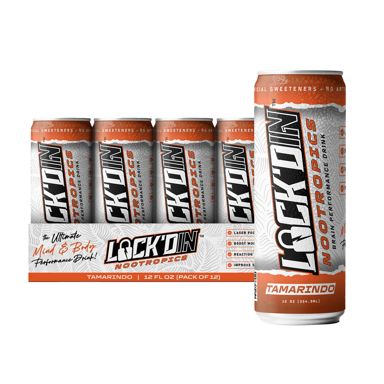 Nootropics Performance Drink Tamarindo - LOCK'D IN